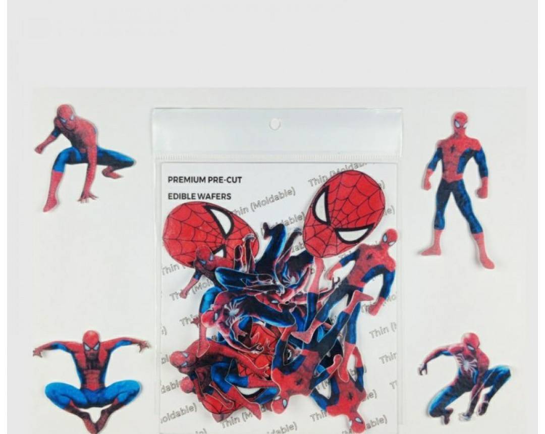 PanKraft Spiderman Edible Pre-cut paperPiece -12code (WPC-063)