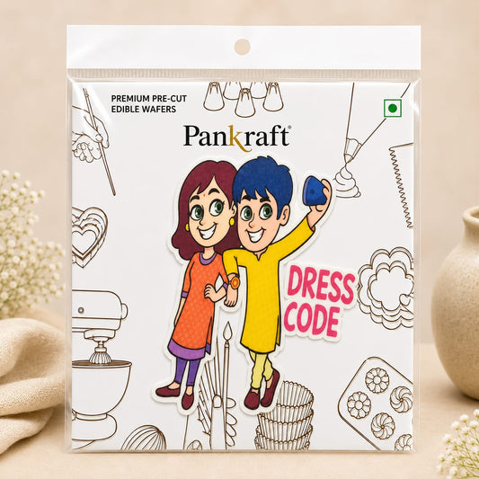 PanKraft Rakhi Dress Code Edible Wafer